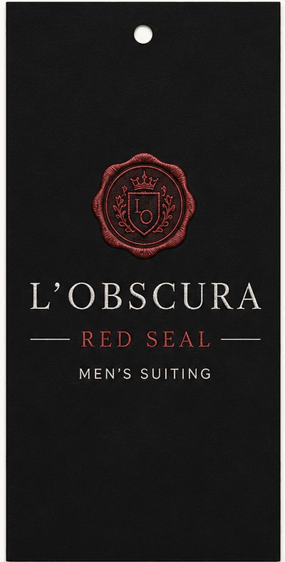 Red Seal hang tag, front
