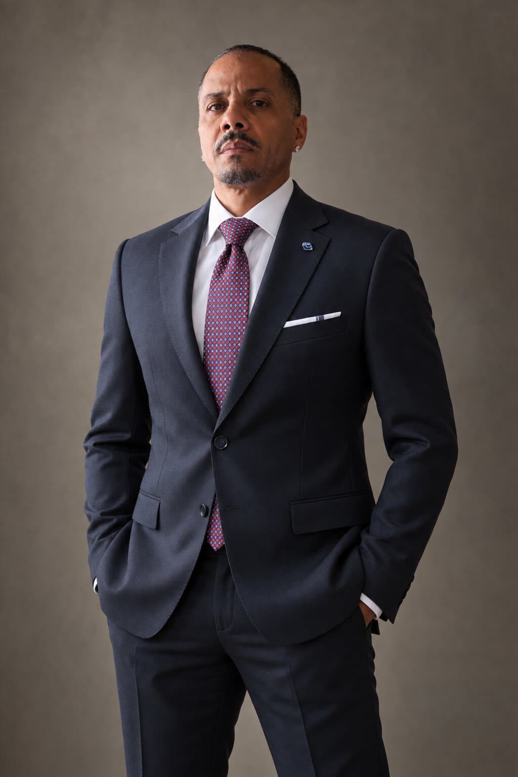 Mercer Dark Navy worn