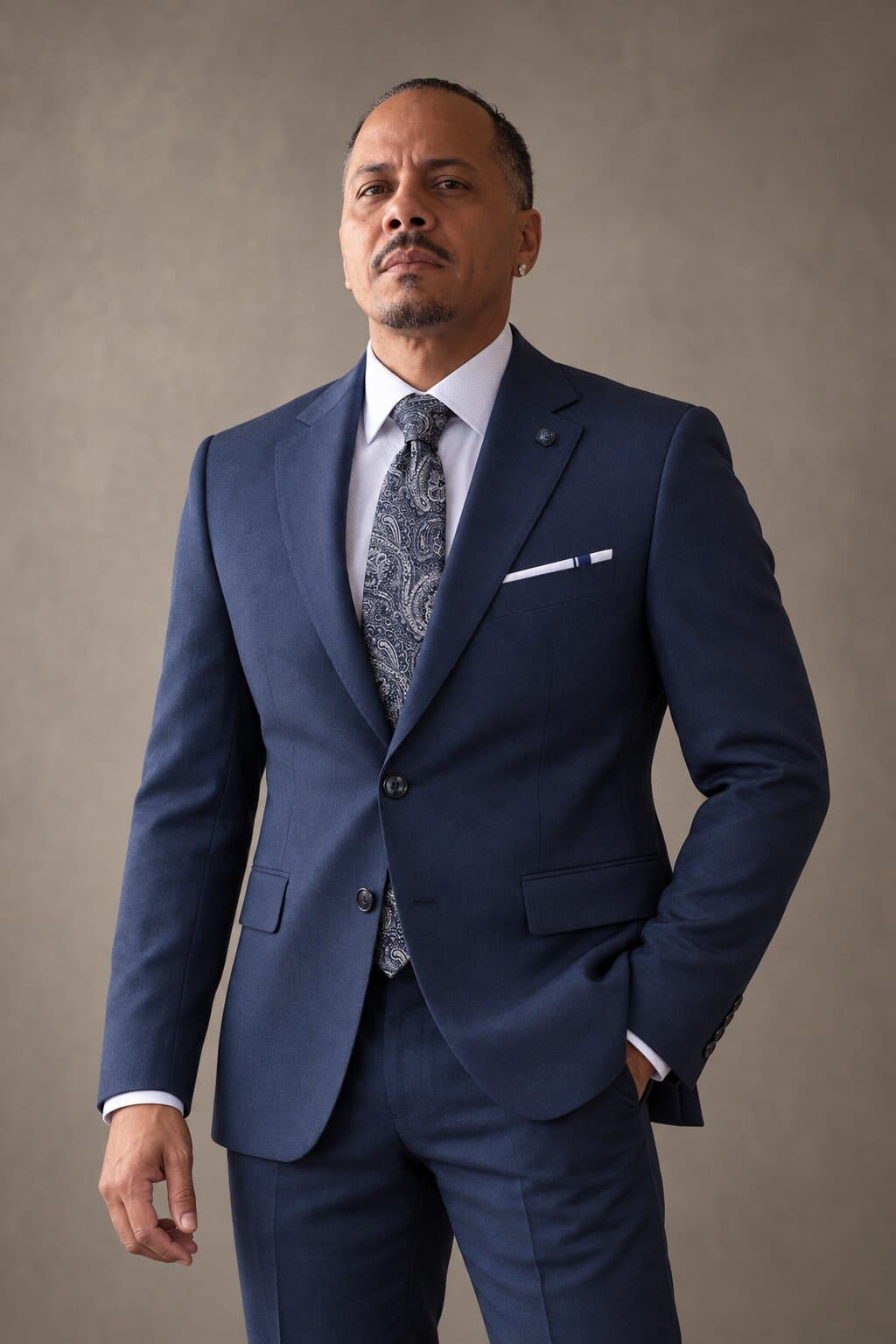 Mercer Navy worn