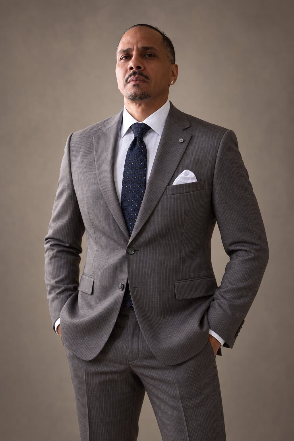 Sterling Gray worn