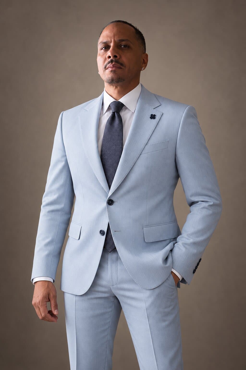 Westmere Light Blue worn